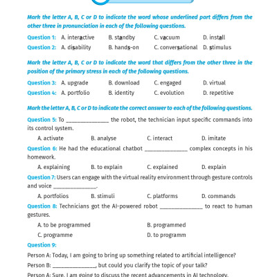 Sách bài tập tiếng Anh lớp 12 Global Success 4 kỹ năng (Có đáp án) – Tập 2 ThS Lê Vy Vivian