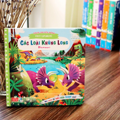 Sách Tương Tác - Sách Chuyển Động - First Explorers - Dinosaurs - Các Loài Khủng Long