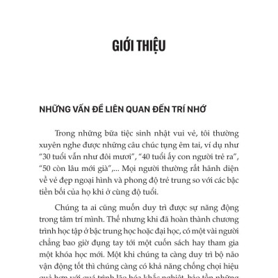 Trí Nhớ Minh Mẫn, Tư Duy Sắc Sảo - Các Chiến Lược Chống Lão Hóa Cho Bộ Não Của Bạn