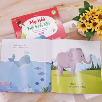 Mẹ hỏi bé trả lời - Hỏi đáp giúp bé phát triển ngôn ngữ và giao tiếp - Dành cho trẻ 1+