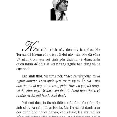 Mẹ Teresa - Trên Cả Tình Yêu (Tái Bản)