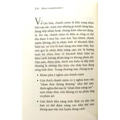 Đường Về Tỉnh Thức - What Is Mindfulness?
