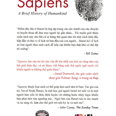Sapiens: Lược Sử Loài Người (Cuốn Sách Khiến Tỷ Phú Bill Gates, Mark Zuckerberg Và Toàn Bộ Thung Lũng Silicon Bị Ám Ảnh) Tặng Sổ Tay Giá Trị (Khổ A6 Dày 200 Trang)