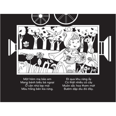 Sách Tương Tác - Sách Chiếu Bóng - Cinema Book - Rạp Chiếu Phim Trong Sách - Cô Bé Quàng Khăn Đỏ
