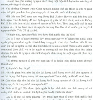 Bài Tập Hóa Học Vô Cơ - Quyển I - Lý Thuyết Đại Cương Về Hóa Học (Tái bản năm 2020)
