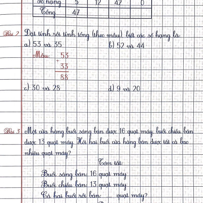 Vở Ô Li Thực Hành Toán 2 - Quyển 1