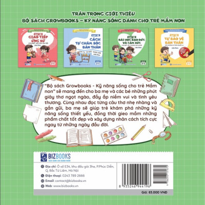 Sách Dạy Bé Bài Học Đạo Đức Và Cảm Xúc: Con Biết Yêu Thương Mọi Người - Growbooks – Kỹ Năng Sống Dành Cho Trẻ Mầm Non
