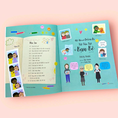 Sách - Tất tần tật về bạn bè, cảm xúc