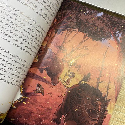 (Minh hoạ màu) UNSTOPPABLE US KHÔNG THỂ DỪNG BƯỚC - Tập 1: Loài người chinh phục thế giới như thế nào - Yuval Noah Harari – Ricard Zaplana Ruiz minh hoạ - Lily dịch – Omegaplus (Bìa mềm)