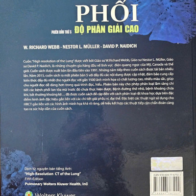 Sách -  Chụp cắt lớp vi tính phổi độ phân giải cao (Phiên bản thứ 5)