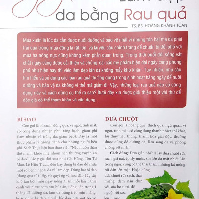 Y Học Phổ Thông Dành Cho Mọi Người - Chuyên Đề: Làm Đẹp Bằng Thảo Dược