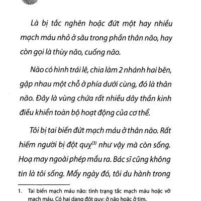 Hành Trình Vượt Qua Cái Chết Của Người Bị Tai Biến Mạch Máu Ở Thân Não (Song Ngữ Anh - Việt)