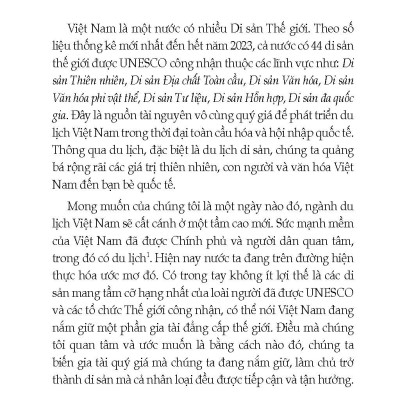 Du Lịch Việt Nam Qua Các Di Sản Thế Giới Được UNESCO Công Nhận (Tái bản 2025)