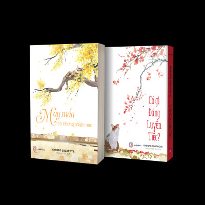Bộ Sách TIẾC - Combo 2 cuốn: Có gì đáng luyên tiếc và may mắn có những phiền não - Khenpo Sodargye 