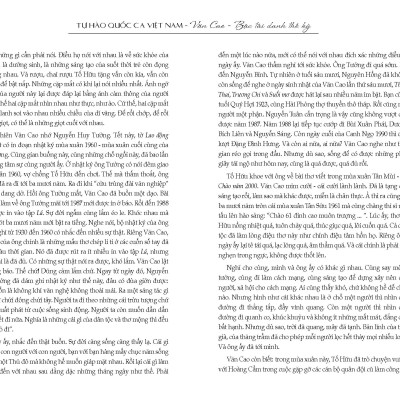 TỰ HÀO QUỐC CA VIỆT NAM - Văn Cao Bậc Tài Danh Thế Kỷ (Phụ lục 100 ảnh Nhạc sĩ Văn Cao)