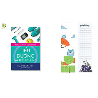 Sách - Hiểu Để Kiểm Soát Bệnh Tiểu Đường Và Biến Chứng - Nuzhat Chalisa - Nguyễn Tiến Hòa dịch - Bìa Mềm (Tặng Kèm Bookmark Bamboo Books)