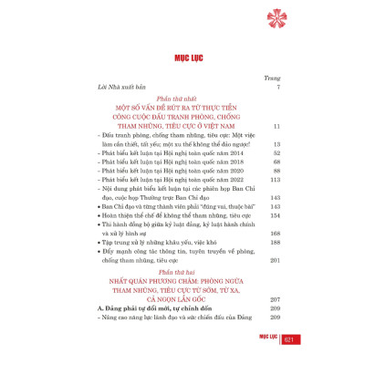 [Bìa mềm] Kiên quyết, kiên trì đấu tranh phòng, chống tham nhũng, tiêu cực, góp phần xây dựng Đảng và Nhà nước ta ngày càng trong sạch, vững mạnh (Bìa mềm)