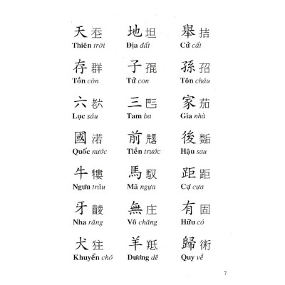 Tam Thiên Tự (Việt - Hán - Nôm)