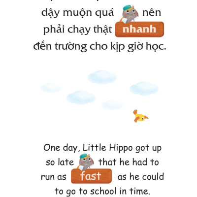 Sách Truyện Tranh Song Ngữ Việt Anh Cho Bé - Giúp Đỡ Mọi Người Thật Là Vui