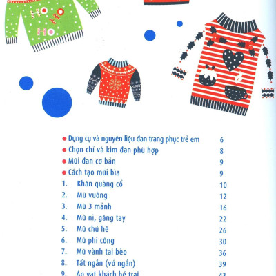 Kỹ Thuật Đan Len Sợi - Trang Phục Trẻ Em