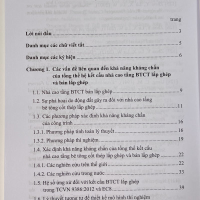 Sách - Xác Định Khả Năng Kháng Chấn Của Tổng Thể Hệ Kết Cấu Nhà Cao Tầng Bê Tông Cốt Thép Bán Lắp Ghép