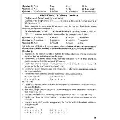 Sách - 36 Bộ Đề Tiếng Anh Theo Cấu Trúc Đề Minh Họa Kì Thi 2025 Luyện Thi THPT Quốc Gia Dùng Chung Cho Các Bộ Sgk Hiện Hành - Hồng Ân