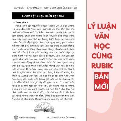 Sách - Lý luận văn học cùng Rubik (Tập 1) - Rubik Văn Chương