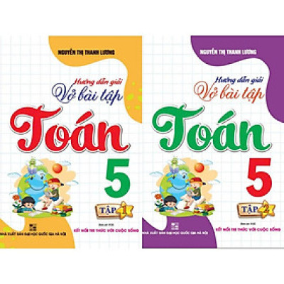 Sách - Hướng dẫn giải vở bài tập toán 5 - tập 1 + 2 (bám sát sgk kết nối tri thức với cuộc sống) - HA