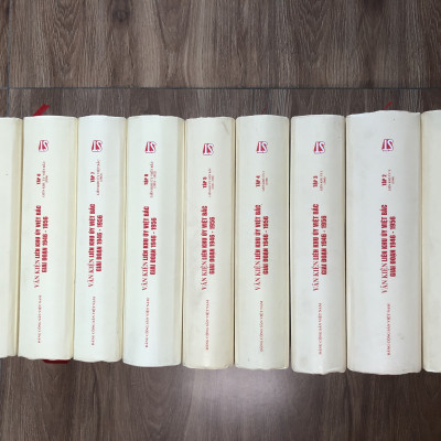 (Bìa cứng) Văn kiện Liên khu uỷ Việt Bắc 1946-1956 (trọn bộ 9 tập)