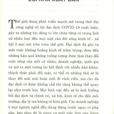 Covid-19: Cuộc Đại Tái Thiết