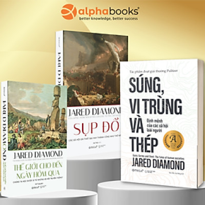 Súng, Vi Trùng Và Thép - Guns, Germs And Steel (Tái Bản) + Sụp đổ + Thế giới cho đến ngày hôm qua