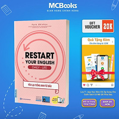 Sách - Restart Your English - Daily Life - Yêu Lại Tiếng Anh Từ Đầu - MCBooks