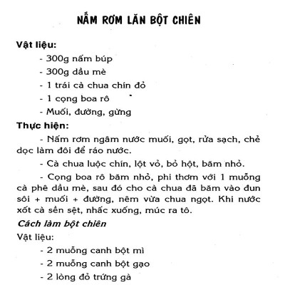 Các Món Ăn Chay
