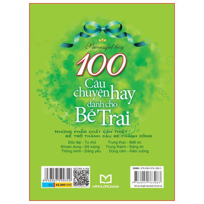Sách: 100 Câu Chuyện Hay Dành Cho Bé Trai - TSTN