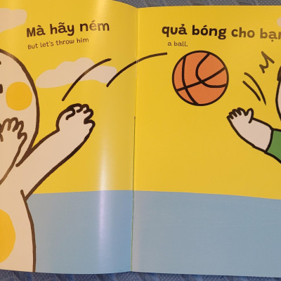 Sách Ehon Miu Bé Nhỏ Phần 3 Song Ngữ - Đừng Ném Đồ Nhé Song Ngữ