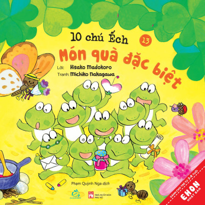 Sách Ehon Nhật Bản 10 Chú ếch Tái Bản 2020 Trọn bộ 18 cuốn: 10 chú ếch, 10 chú ếch,1 người bạn mới, Đi tới núi Mõ, Lễ hội mùa hè, Trú đông, Cùng nhau đón tết, Cuộc thi hát hay, Mùa xuân đến rồi, Ngày hội thể thao, Lễ hội sao vui vẻ , Tới núi Rào Rào, Cùng tới biển chơi, Món quà đặc biệt, Đi Picnic, Mở cửa bể bơi, Lần đầu đi cắm trại, Cùng nhau ngắm trăng, Lễ hội mùa Thu