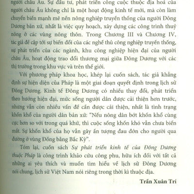 Sự phát triển kinh tế của Đông Dương thuộc Pháp (Bìa cứng) - Charles Robequain; Ninh Xuân Thao, Phạm Ngọc Hiệp, Trần Văn Kiên (dịch)