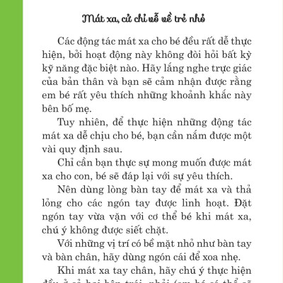 Yêu Thương Từ Bàn Tay Mẹ - 100 Liệu Pháp Thư Giãn Và Mát Xa Cho Bé