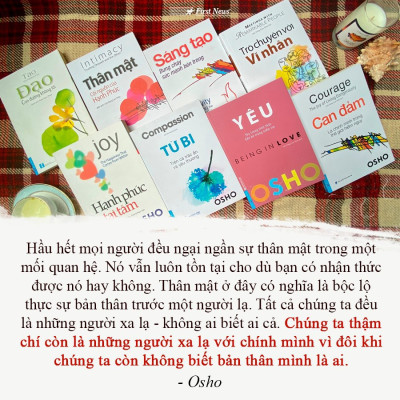 Combo OSHO Trọn Bộ 12 Cuốn - First News (FN)