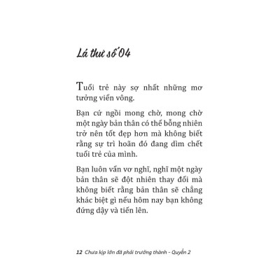  Chưa Kịp Lớn Đã Phải Trưởng Thành - Quyển 2 - Phiên Bản Mùa Hè - Bản Quyền