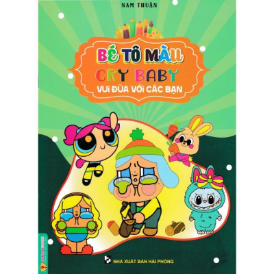 Sách - Bé Tô Màu Cry Baby - Đáng Yêu + Vui Đùa Với Các Bạn - Combo 2 Cuốn - Hồng Ân