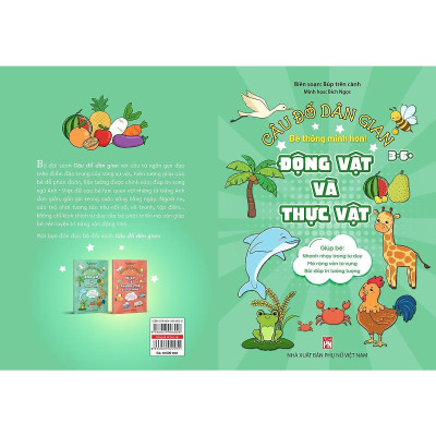 Sách - Câu Đố Dân Gian - Động Vật Và Thực Vật - NXB Phụ Nữ