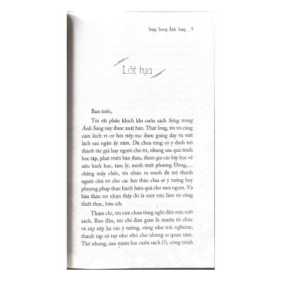 Tủ Sách Tâm Linh Thế Kỷ - Sống Trong Ánh Sáng