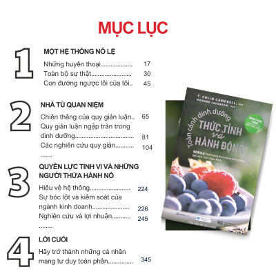 Combo sách dinh dưỡng hiện đại: Toàn cảnh dinh dưỡng + Ăn lành sống mạnh (Tái bản)