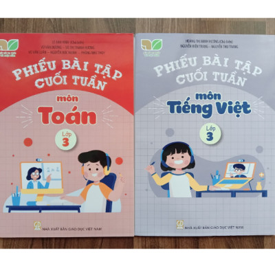 Sách - Phiếu bài tập cuối tuần môn Toán lớp 3 ( Kết nối tri thức )