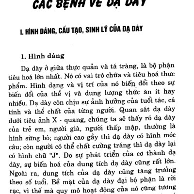 Các Phương Pháp Chữa Trị - Bệnh Dạ Dày