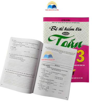 Sách - Combo Bộ Đề Kiểm Tra Môn Toán + Tiếng Việt Lớp 3 (Dùng Kèm SGK Chân Trời Sáng Tạo)