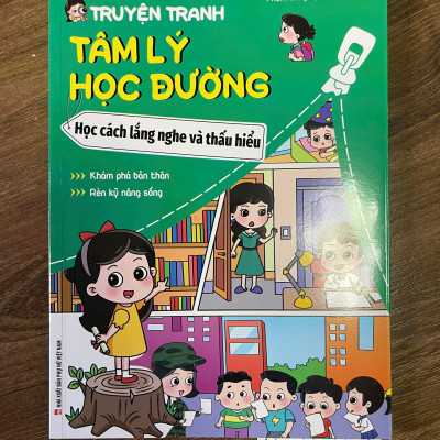 Sách - Truyện tranh tâm lý học đường - Học cách lắng nghe và thấu hiểu.