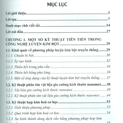 Các Phương Pháp Luyện Kim Bột Tiên Tiến Và Ứng Dụng Chế Tạo Nanocomposite, Composite Kim Loại (Bộ Sách Chuyên Khảo Ứng Dụng Và Phát Triển Công Nghê Cao) (Bìa Cứng)  