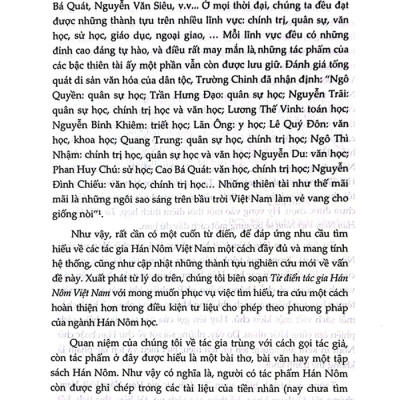 Sách - Từ điển Tác gia Hán nôm Việt Nam